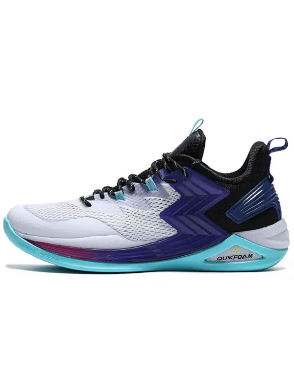 Кроссовки x aaron gordon qu!k basketball shoes 'white navy black' 361 Degrees — изображение 2 из 4, белый/темно-синий/черный