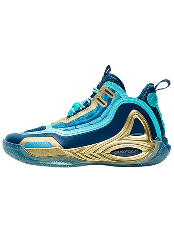 Кроссовки 361 zen 00 x aaron gordon 'dragon shiryu' 361 Degrees — изображение 2 из 4, черный/золотистый/синий