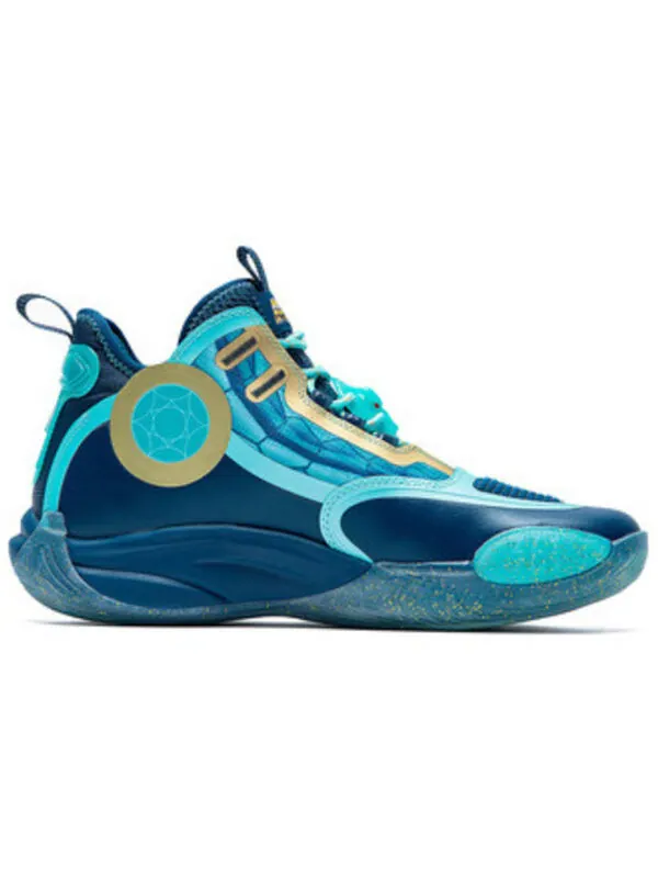 Кроссовки 361 zen 00 x aaron gordon 'dragon shiryu' 361 Degrees — изображение 3 из 4, черный/золотистый/синий