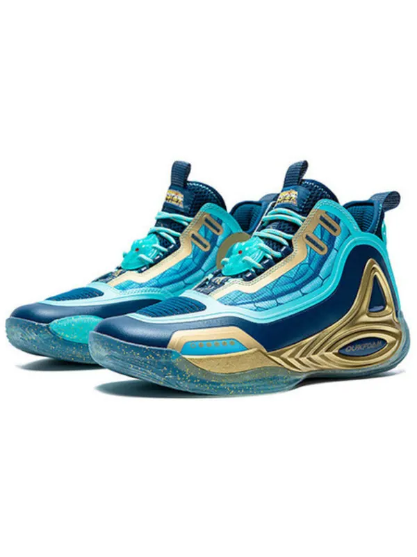 Кроссовки 361 zen 00 x aaron gordon 'dragon shiryu' 361 Degrees — изображение 4 из 4, черный/золотистый/синий