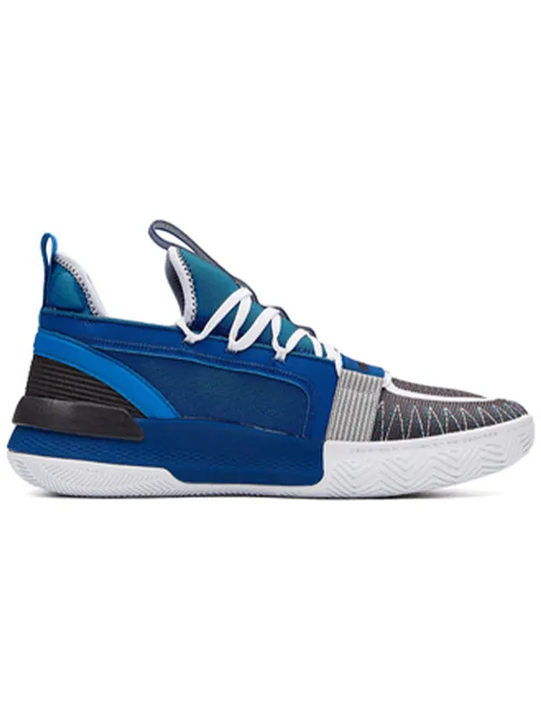 Кроссовки 361 Degrees x Qu!k Foam Lite Running Shoes 'Blue' — изображение 2 из 4, синий/белый/черный