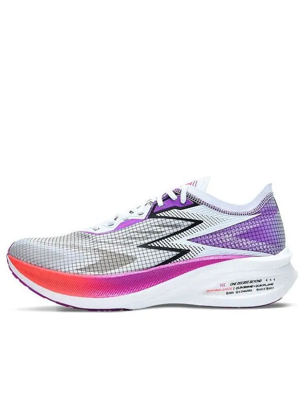 Кроссовки 361 Degrees x Qu!k Foam Flying Flame PB Running Shoes 'White Purple'