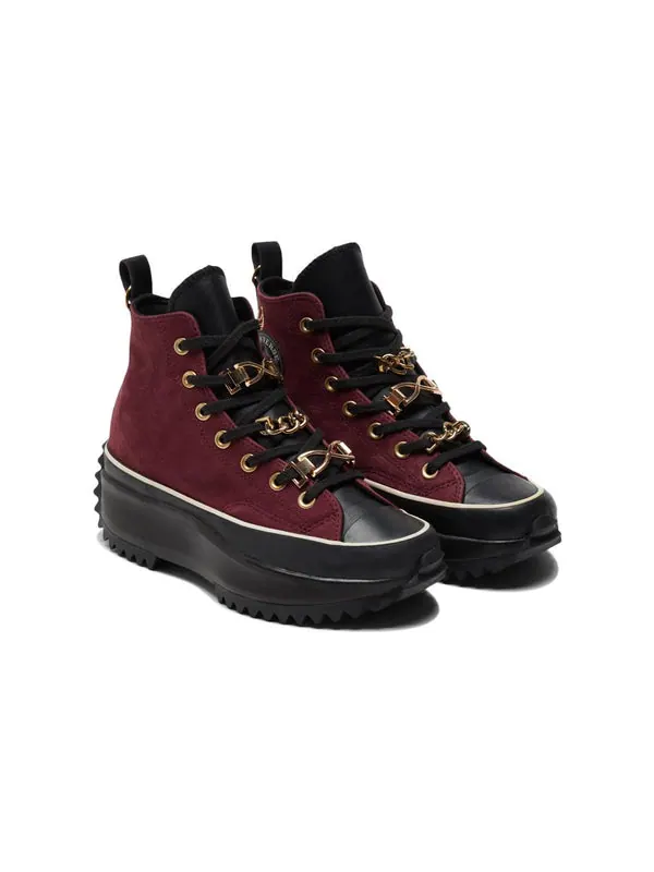 Кроссовки run star hike high 'deep bordeaux' Converse — изображение 3 из 4, винный красный/черный