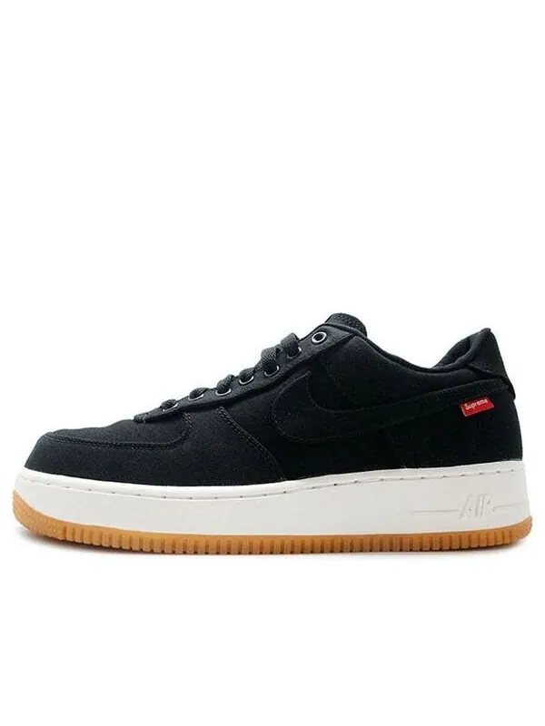 Кроссовки x supreme air force 1 low premium '08 nrg 'black' Nike — изображение 1 из 3, черный