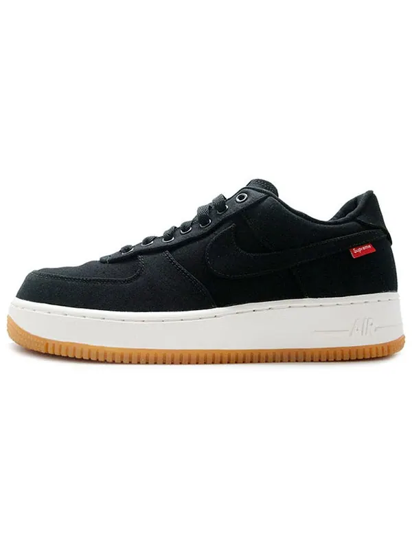 Кроссовки x supreme air force 1 low premium '08 nrg 'black' Nike — изображение 2 из 3, черный