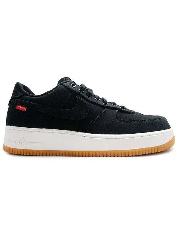 Кроссовки x supreme air force 1 low premium '08 nrg 'black' Nike — изображение 3 из 3, черный