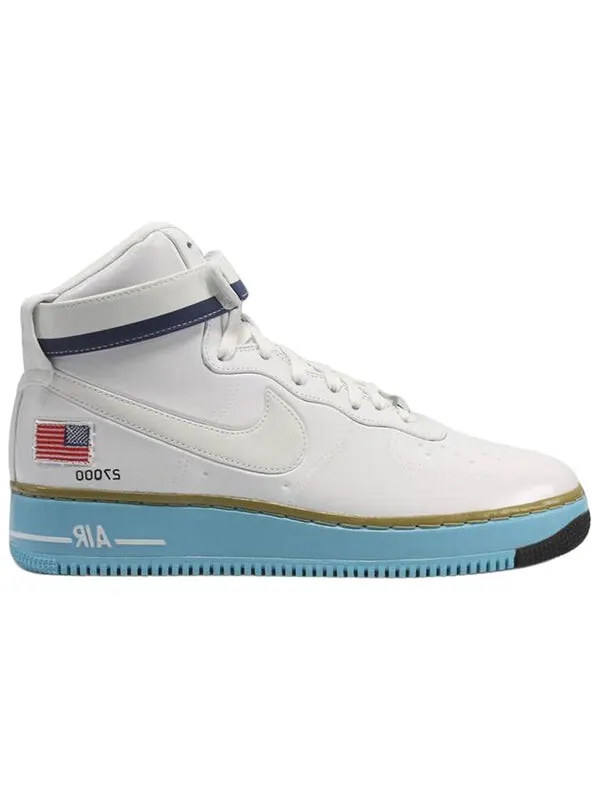 Кроссовки air force 1 high bday qs Nike — изображение 2 из 3, белый