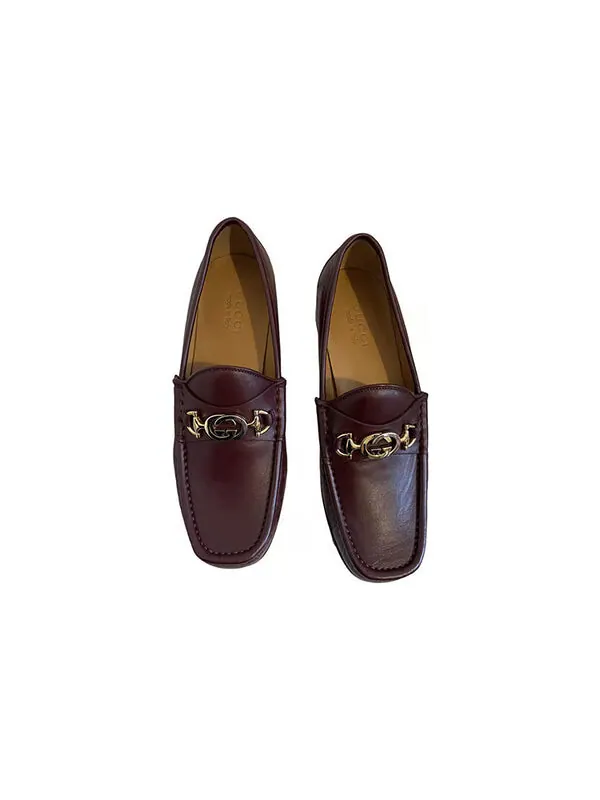 Кроссовки classic loafer 'red' Gucci — изображение 2 из 2, красный