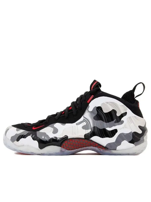 Кроссовки air foamposite one prm Nike — изображение 1 из 4, черный/красный--белый