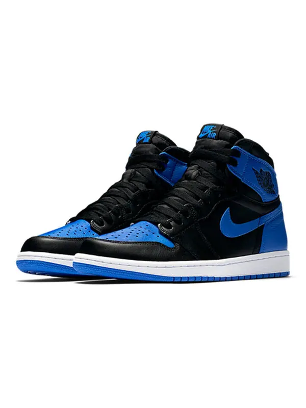 Кроссовки 1 ретро высокие og Air Jordan — изображение 3 из 4, черный/синий/белый
