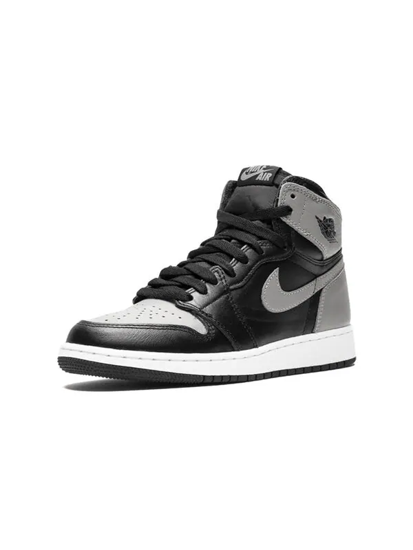 Кроссовки 1 ретро высокие og Air Jordan — изображение 2 из 4, черный/серый/белый