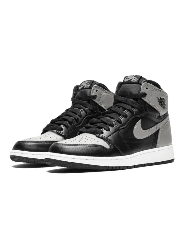 Кроссовки 1 ретро высокие og Air Jordan — изображение 3 из 4, черный/серый/белый