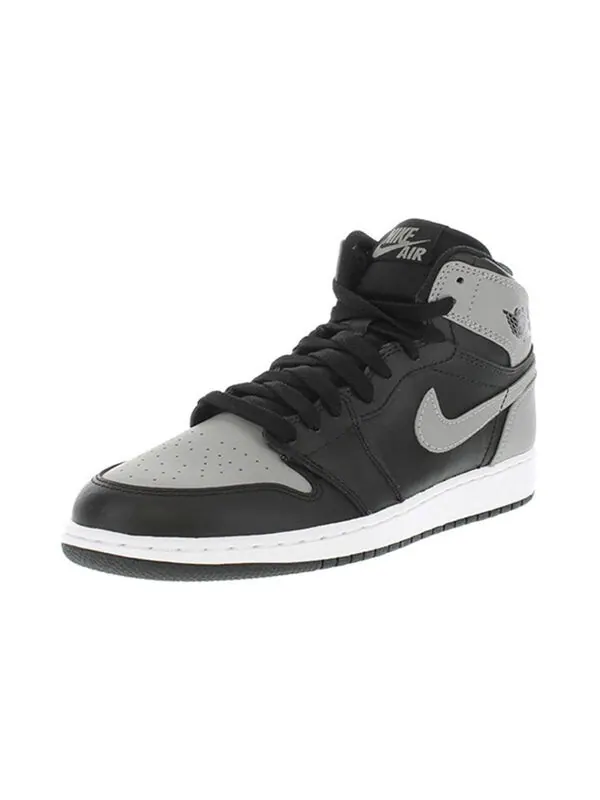 Кроссовки 1 ретро высокие og Air Jordan — изображение 2 из 3, черный/серый