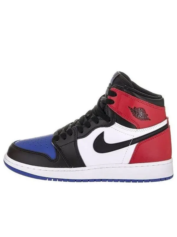 Кроссовки 1 ретро высокие og Air Jordan — изображение 1 из 4, черный/красный--белый