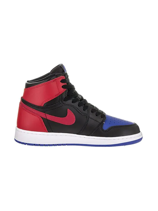 Кроссовки 1 ретро высокие og Air Jordan — изображение 2 из 4, черный/красный--белый