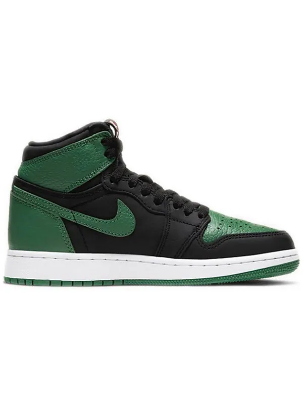 Кроссовки 1 ретро высокие og Air Jordan — изображение 2 из 4, зеленый/черный