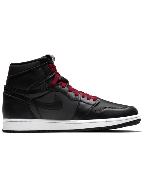 Кроссовки 1 retro high og 'black gym red' Air Jordan — изображение 2 из 4, черный/красный