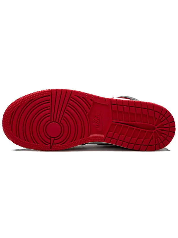 Кроссовки 1 ретро высокие og Air Jordan — изображение 4 из 4, черный/красный-белый