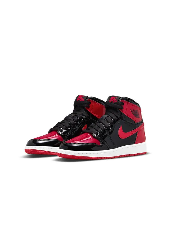 Кроссовки 1 ретро высокие og Air Jordan — изображение 3 из 4, черный/красный