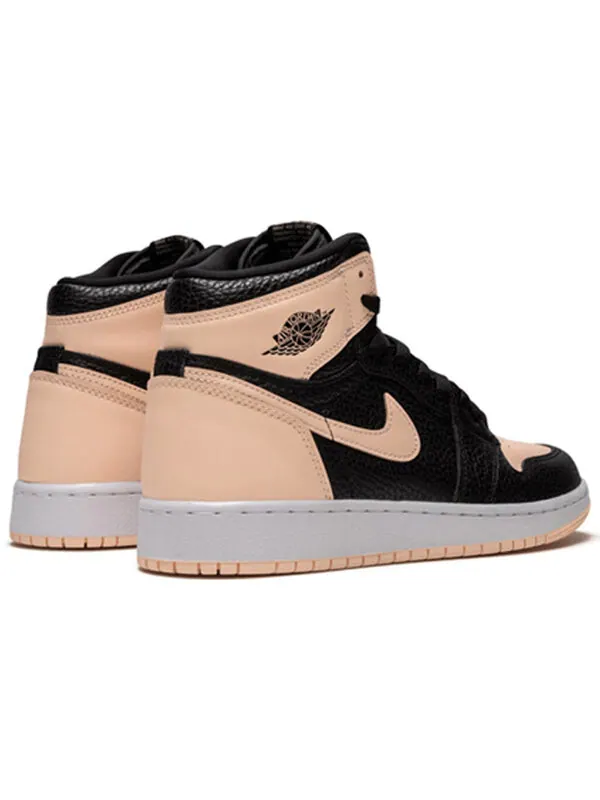 Кроссовки 1 ретро высокие og Air Jordan — изображение 3 из 4, черный/-белый-розовый