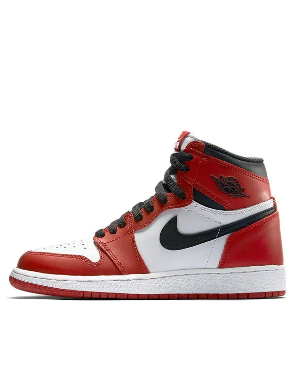 Кроссовки 1 ретро высокие og Air Jordan — изображение 1 из 4, белый/красный-черный