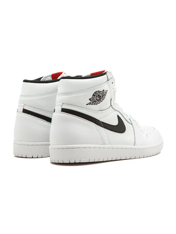 Кроссовки 1 ретро высокие og Air Jordan — изображение 3 из 4, белый/черный