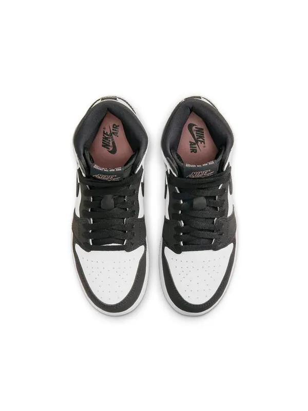 Кроссовки 1 ретро высокие og Air Jordan — изображение 4 из 4, белый//черный/серый