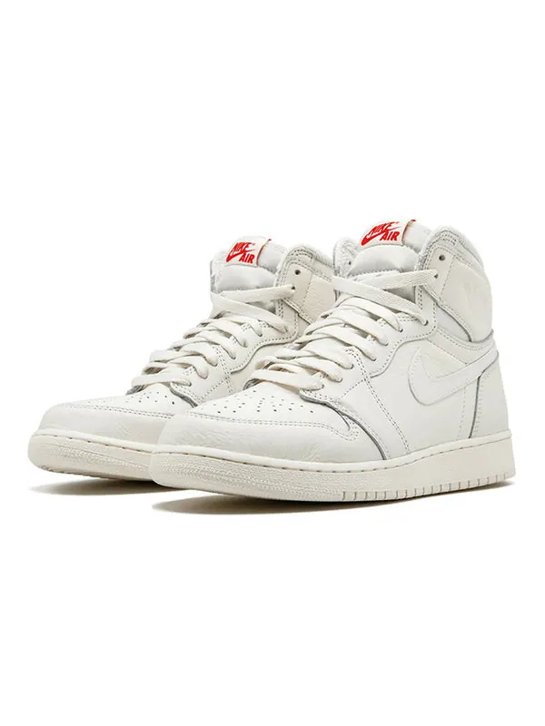 Кроссовки 1 retro high og 'sail' Air Jordan — изображение 2 из 4, красный