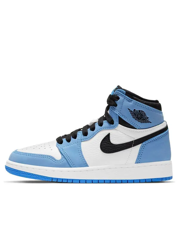 Кроссовки 1 ретро высокие og Air Jordan — изображение 1 из 4, белый/синий/черный