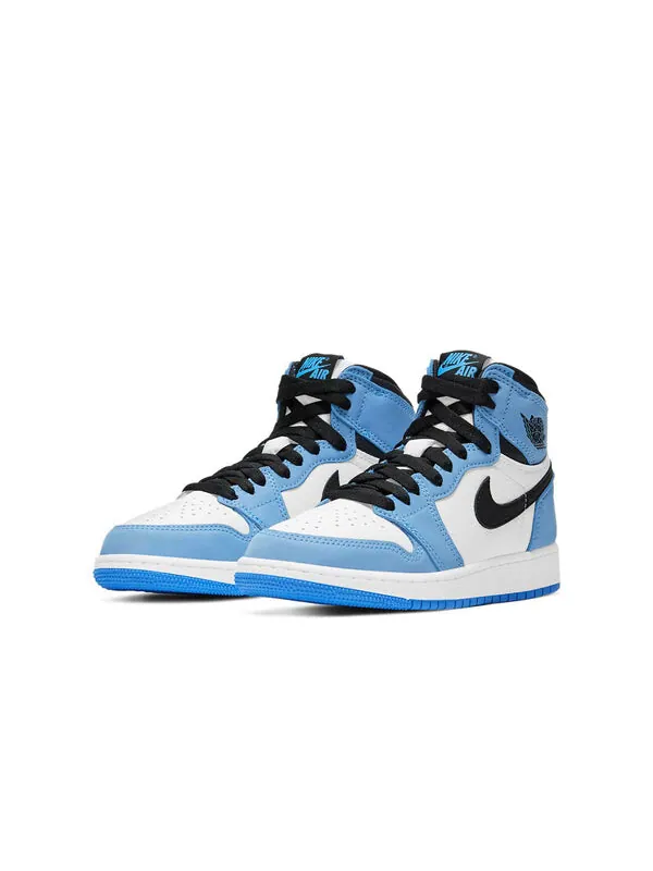 Кроссовки 1 ретро высокие og Air Jordan — изображение 3 из 4, белый/синий/черный