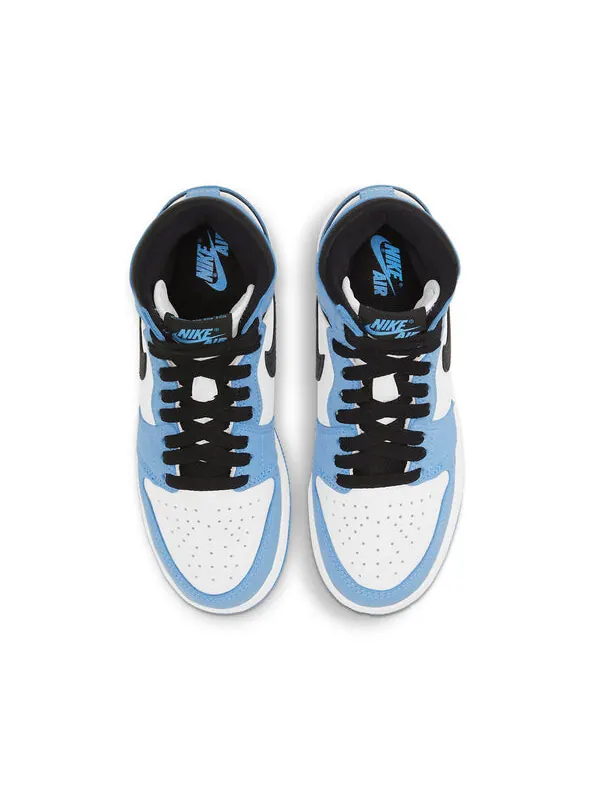 Кроссовки 1 ретро высокие og Air Jordan — изображение 4 из 4, белый/синий/черный