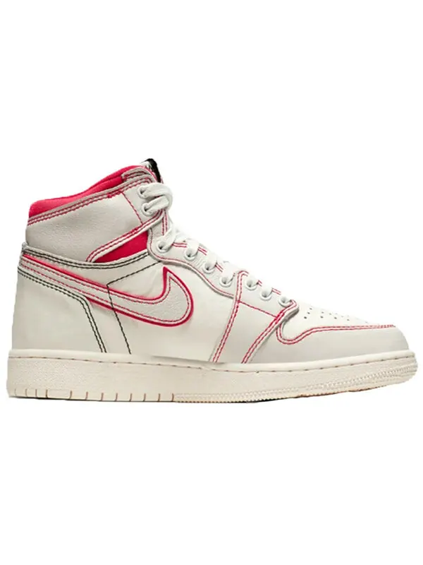 Кроссовки 1 retro high og 'phantom' Air Jordan — изображение 2 из 4, черный--красный