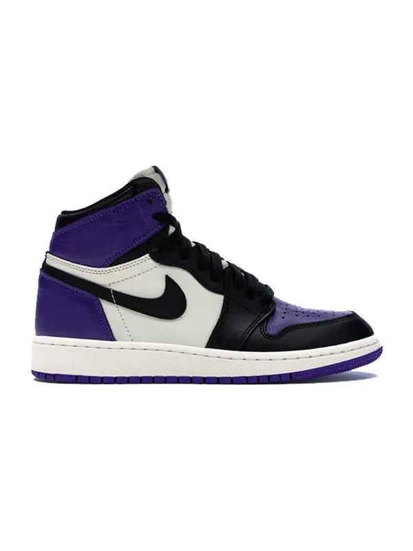 Кроссовки 1 ретро высокие og Air Jordan — изображение 2 из 4, фиолетовый/-черный