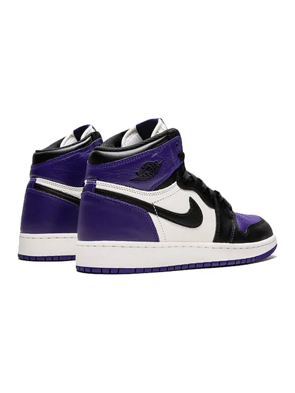 Кроссовки 1 ретро высокие og Air Jordan — изображение 4 из 4, фиолетовый/-черный