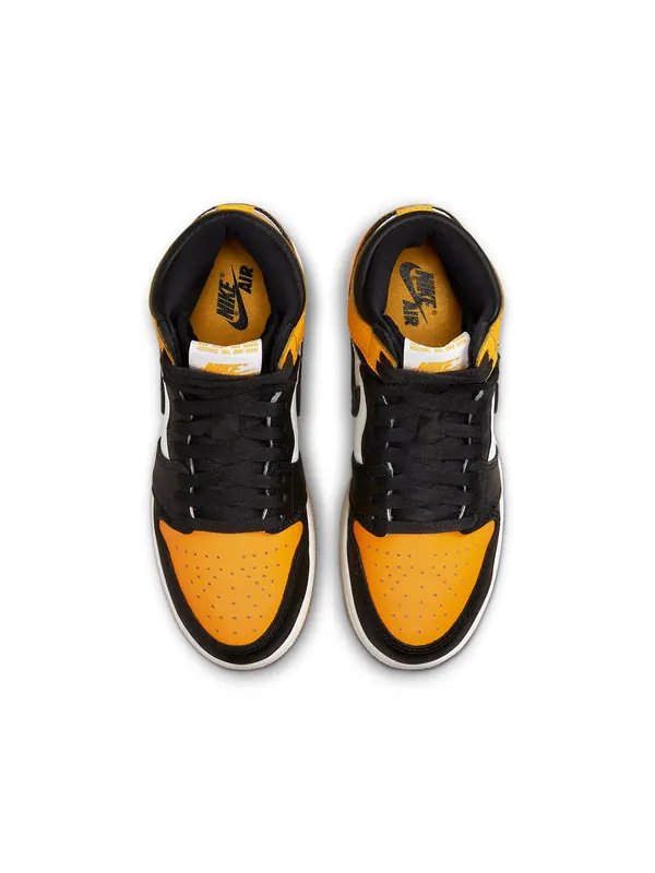 Кроссовки 1 retro high og 'yellow toe' Air Jordan — изображение 4 из 4, черный