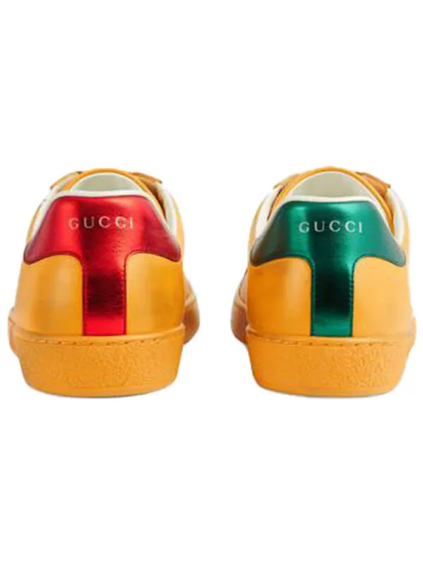 Кроссовки ace ' blade - distressed yellow' Gucci — изображение 4 из 4, желтый