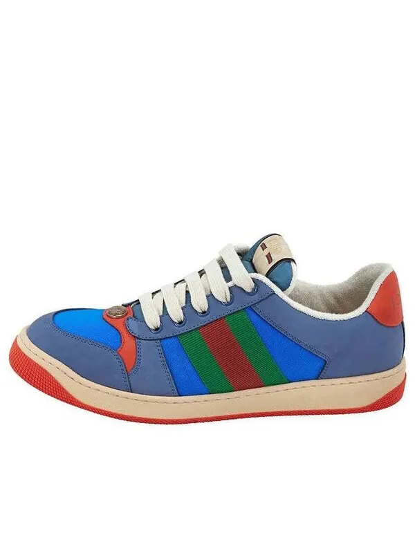 Кроссовки screener 'blue orange' Gucci — изображение 1 из 4, синий/оранжевый