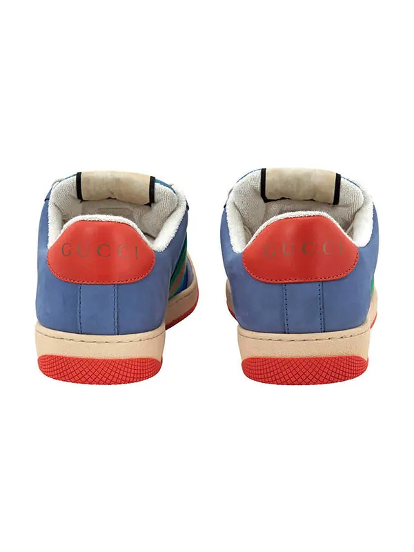 Кроссовки screener 'blue orange' Gucci — изображение 3 из 4, синий/оранжевый