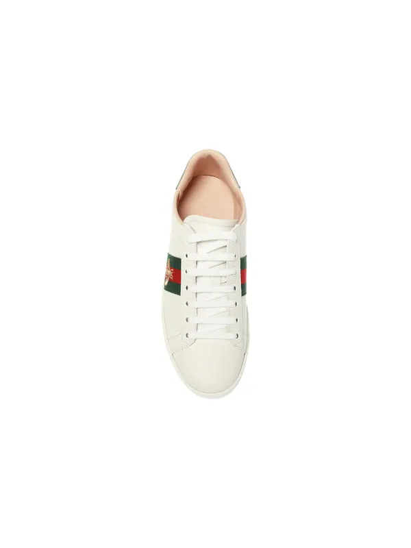 Кроссовки ace embroidered platform 'white' Gucci — изображение 3 из 4, белый