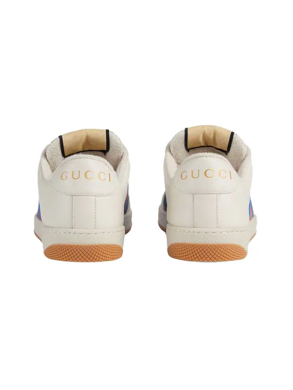 Кроссовки screener 'gg canvas - denim ivory' Gucci — изображение 4 из 4, синий/слоновая кость