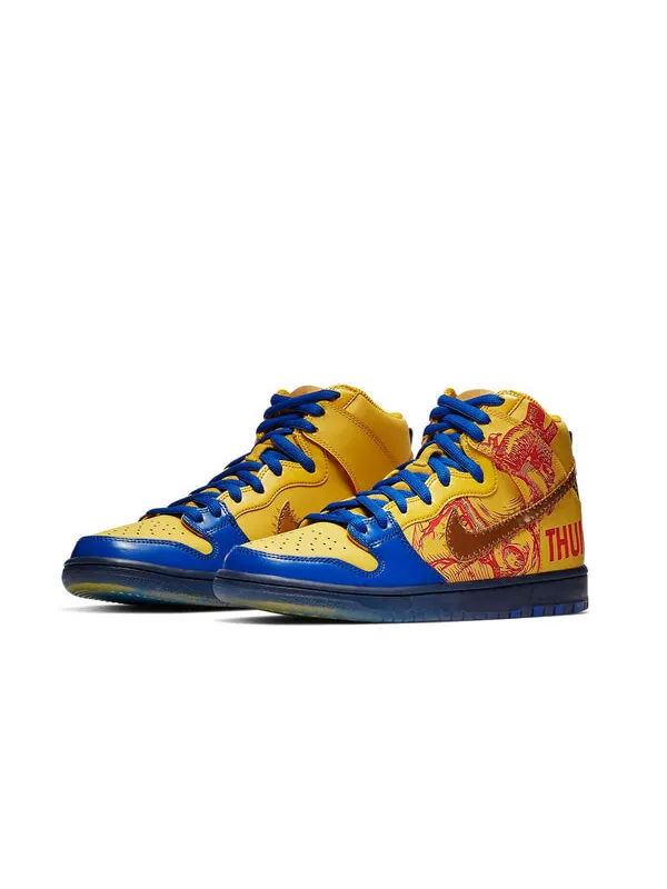 Кроссовки sb dunk high pro db Nike — изображение 3 из 4, желтый
