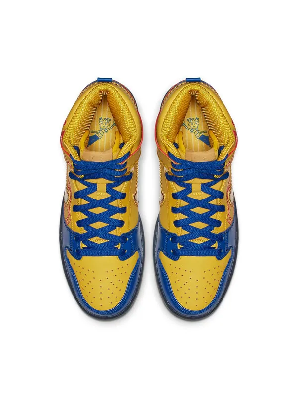 Кроссовки sb dunk high pro db Nike — изображение 4 из 4, желтый