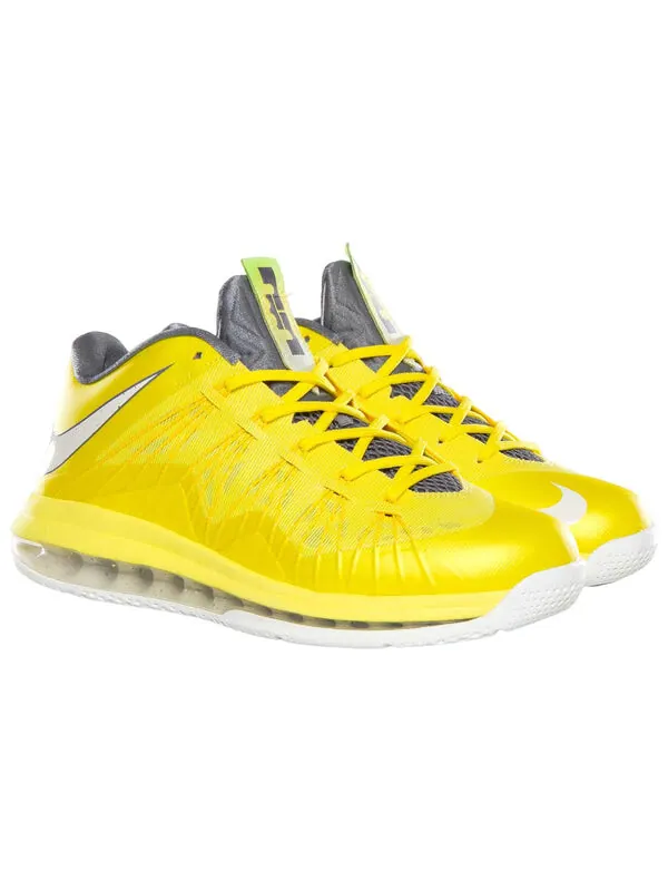 Кроссовки air max lebron 10 низкие Nike — изображение 2 из 4, желтый/серый/желтый
