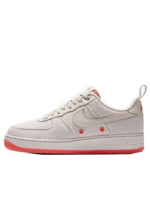 Кроссовки air force 1 07 холст Nike — изображение 1 из 4, серый/белый/оранжевый