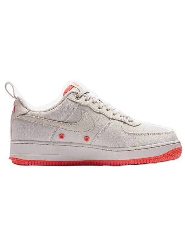 Кроссовки air force 1 07 холст Nike — изображение 2 из 4, серый/белый/оранжевый