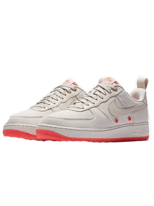 Кроссовки air force 1 07 холст Nike — изображение 3 из 4, серый/белый/оранжевый