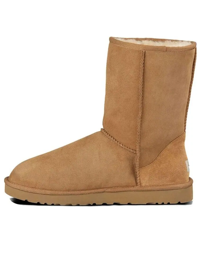 Мужские зимние сапоги UGG CLASSIC с овчиной — изображение 1 из 7, светло-коричневый