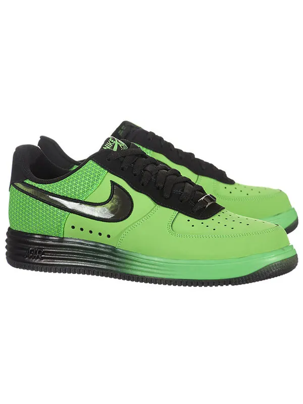 Кроссовки lunar force 1 кожа Nike — изображение 2 из 4, зеленый/черный