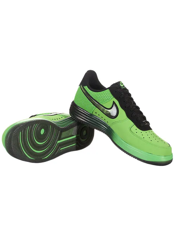 Кроссовки lunar force 1 кожа Nike — изображение 4 из 4, зеленый/черный