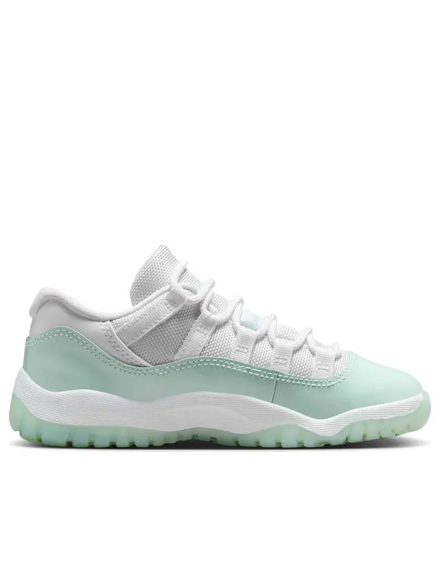 Кроссовки (PS) Air Jordan 11 Retro Low 'Igloo' — изображение 2 из 6, бирюзовый